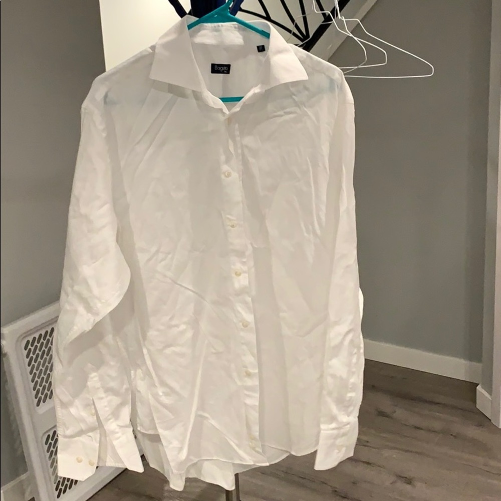 Bagutta white button down